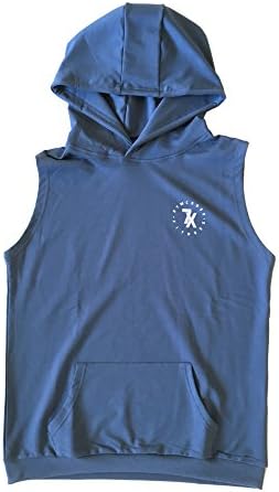 GYMCROSS Men's Fitness Workout Gym Sleeveless Hoodie Bodybuilding Muscle Vest gc-023