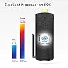 MeLE Fanless Mini PC Stick, Intel Celeron J3455 6GB RAM 128GB ROM Computer Stick with Windows 10 Pro, Micro PC Runs at 2…