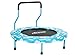 SkyBound FJ-4035-CLDB Mini Trampoline with Handle for Kids (Blue) Mini4, 40 Inches