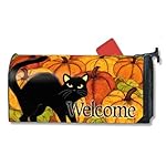 Pumpkin Patch Cat Mailwraps Magnetic Mailbox Cover