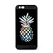 iPhone 6s Case, iPhone 6 Pineapple Case with Pop up Kickstand [Anti-Scratch] Fashion Soft Silicone Rotating Holder Grip Stand Black Cover Case for iPhone 6/6s 4.7 inch