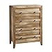 Sauder Dakota Pass 4-Drawer Chest, Craftsman Oak finish