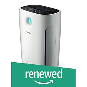 (Renewed) Philips 2000 Series AeraSense AC2887/20 56-Watt Air Purifier (White)