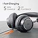 TaoTronics Hybrid Active Noise Cancelling Headphones [2019 New Version] Bluetooth Headphones with Deep Bass, Fast Charge 30 Hour Playtime for Travel Work TV PC Cellphone (Renewed)