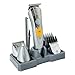 Mens Shaver,T-Antrix 7 in 1 Professional Grooming Kit, Beard Trimmer,Electric Razor, Noes and Ear Hair Trimmer, Hair Clippers for Men with 3 Guide Combs [Rechargeable] [Waterproof] (Silver)