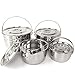 OutKeeper Camping Cookware Set, Compact Stainless Steel Campfire Cooking Pots and Pans, Camping Cookware Mess Kitthumb 1