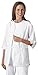 Cherokee Women's Eyelet Solid Scrub Jacket X-Large White