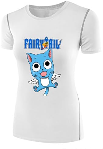 Sysuer Lady Japanese Anime Fairy Tail Happy Under Wear Tshirt Tees