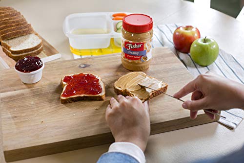 Fisher Snack Creamy Peanut Butter, 18 Ounces (Pack of 12), No Artificial Colors or Flavors - Image 4