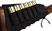 BRONZEDOG Leather Cartridge Buttstock Shotgun Shell Holder, Hunting Buttstock Ammo Holder Pouch Bag for Rifles, Shotgun Shell Pouch Shell Holder Stock