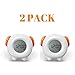 Toddler Stay-in-Bed Kids Light Alarm Clock. Teaches Child When Fine to Wake Up - Plus Night-Light. Battery or USB -2 Pack