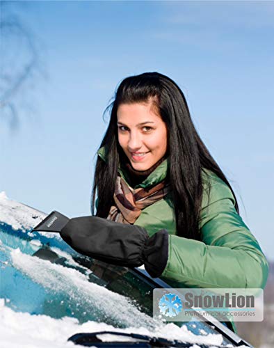 Ice Scraper Mitt For Car Windshield Snow - Auto Winter Scrapers With Glove - Miracle Mitt Scraper For Window Cars - Windshield Scraper Mitten - Car Ice Scraper With Glove
