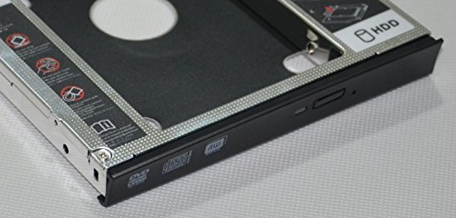 Deyoung 2nd HDD SSD Hard Drive Caddy Adapter for HP Probook 4320S 4321S 4420S with Front panel Bezel + Mounting Bracket