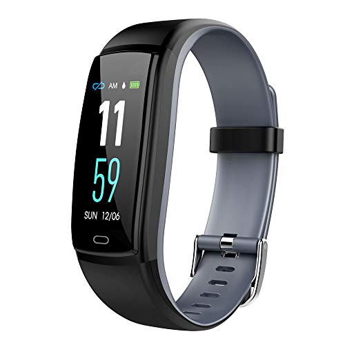 Mgaolo Fitness Tracker,Activity Health Tracker Waterproof Smart Watch Wristband with Blood Pressure Heart Rate Sleep Monitor Pedometer Step Calorie Counter for Android and iPhone(Gray)
