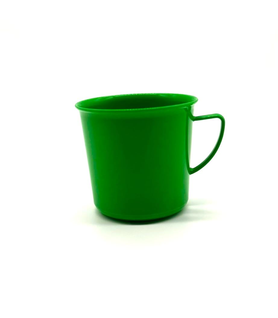 Kimmel 21-000-1604-1 Handle, Teacup, Coffee Mug, Reusable, Shatterproof, 330 ml, Plastic, Green