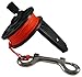 Scuba Choice Scuba Diving Compact Finger Spool with Plastic Handle, 65', Orange Line