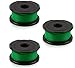 Garden Ninja Replacement Trimmer Spool, Compatible with Black and Decker SF-080, fit Model GH3000 (3-Pack)