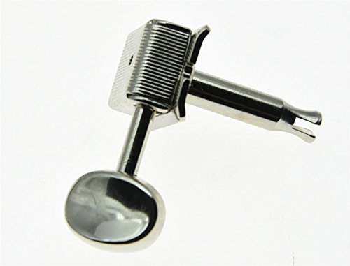 KAISH Nickel Split Post Vintage Guitar Tuning Keys Tuners Machine Heads for Strat/Tele Korea Made