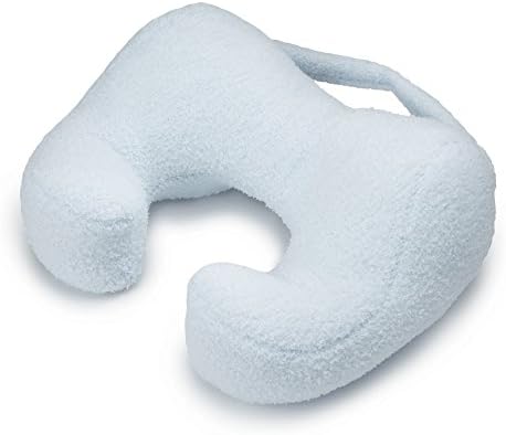 Recliner Neck Pillow For Traveling - Kids & Adults Sleeping Travel Pillow - Car, Chair, Airplanes Neck Pillow - Neck Rest & Pain Relief - Chin Supporting Bean Bag by Sunnybay (Light Blue, Medium)