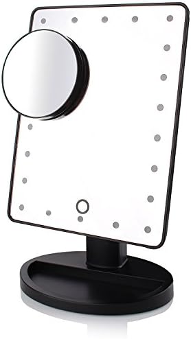 Lighted Makeup Mirror with 22 Lights +Removal 10x Magnification Spot+Free User Guide-Vanity Cosmetic Mirror