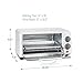 MaxiMatic ETO-113 Elite Cuisine 2-Slice Toaster Oven with 15 Minute Timer, White