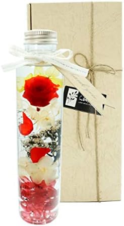 LAGOM ハーバリウム シーズン 【MIO】ギフトBOX付 クリスマス 母の日 贈り物 誕生日 女性 記念日 プレゼント 花 結婚祝い 開店祝い 敬老 ギフト 卒業 入学 (レッドⅡ)