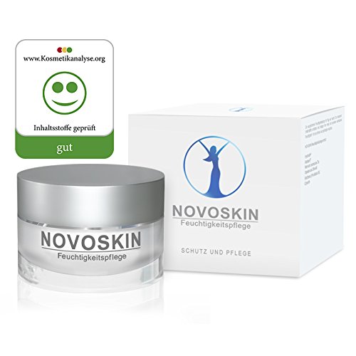 Feuchtigkeitscreme von NOVOSKIN - NOVOSKIN Feuchtigkeitspflege - Creme mit Hydractin®, Radicare®, Squalan aus Olivenöl, wertv