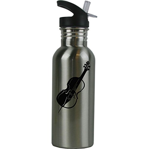 Personalized Custom Cello Stainless Steel Water Bottle with Straw Top 20 Ounce Sport Water Bottle Customizable - Thumbnail 3