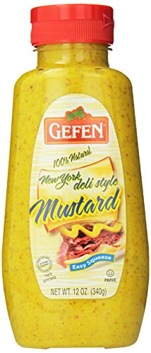 Gefen 100% Natural New York Deli Style Mustard, 12 Ounce (Pack of 12)