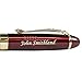 Dayspring Pens Engraved Fountain Pen Alexandria Fountain Pen with Red Lacquer and Gold Finish. Luxury Fountain Pen with Gift Box and Starter Ink.