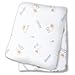 Lulujo Baby 100% Cotton Muslin Swaddle Blanket, 47 x 47-Inches, Blessings