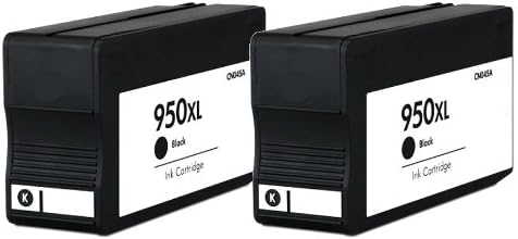 HouseOfToners Remanufactured Ink Cartridge Replacement for HP 950XL 950 XL to use with OfficeJet Pro 8610 8600 8615 8620 8625 8630 8640 8660 8100 276dw 251dw(2 Black, 2 Pack)