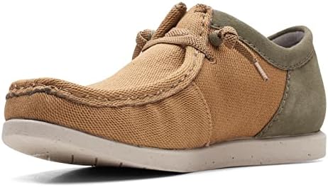 Clarks mens Shacrelite Low Oxford, Sand Camo, 7.5 US
