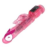 Besde Adult Sex Waterproof Women Vibrating Bead Stimulation Vibrator Massager G spot Sex Toy (red)