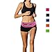 MILIDE Running Belt Waist Pack for iPhone x 8 7 Plus with Reflective Strips Runner Workout | Waterproof Canvas |Phone Fanny Pack for Men,Women,Hiking Cycling,Travel,Workout,Sports Rose