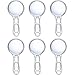 Blulu 12 Piece Page Magnifiers 6X Magnification Handheld Plastic Magnifying Glasses Portable Reading Magnifiers