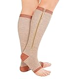 Copper Support Zip Socks, Large/x-Large, 1 Pair