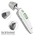 Baby Thermometer Forehead and Ear,KUMEDA Clinical Medical Digital Thermometer Quick Read, No Touch With Fever Warning, Mute Function for Baby, Children and Adults -FDA and CE Approved.