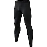 SPVISE Compression Pants Men Athletic Leggings Tights Sports Baselayer | Quick Dry Gym Tights for Running, Cycling, Basketball, Yoga, 4-Way Stretch, Lightweight, 1 or 3 Pack Compression Leggings