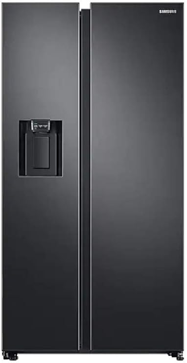 Samsung Refrigerador RS8000 RS6GN8221B1/EG lado a lado / 407L / 210L parte congelador / Negro / Conexión de agua fresca [Clase energética A++]