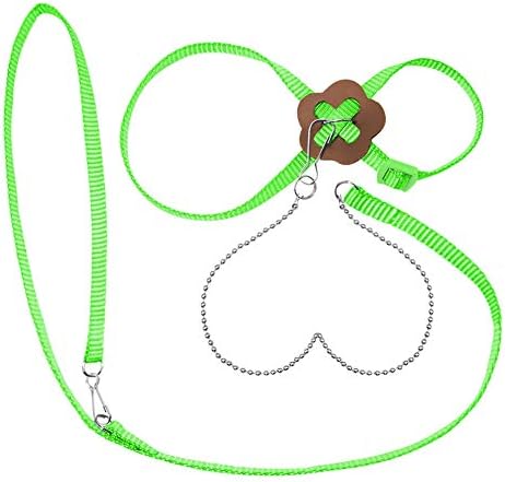 SOCHII Nylon Pet Harness and Leash for Hamster Adjustable Ferret Rat Mouse Bunny Harnesses Vest Lead Rope Leash Guinea Pig Accessories