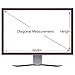 Privacy Screen Filter and Anti Glare for 23 Inches Desktop Computer Widescreen Monitor with Aspect Ratio 16:09 Please Check Dimension Carefully