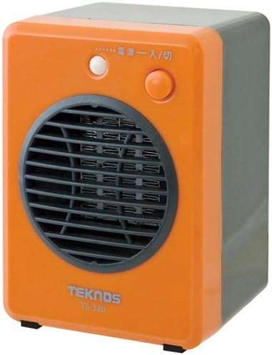 TEKNOS モバイルセラミックヒーター オレンジ TS-320