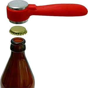 Browin Bierflessen, rood, middendeel