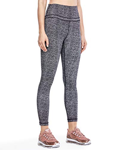 CRZ YOGA Women’s Naked Feeling I High Waist Tight Yoga Pants Workout Leggings-25 Inches Multicoloured #2 25” – R009 S
