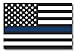 Magnet Me Up Thin Blue Line American Flag Magnet Decal, 4x6 Inch, Heavy-Duty Automotive Magnet for Car, Truck, SUV, Show Your Support for Police and Law Enforcement Officers, Made in The USA