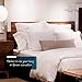 Cosy House Collection Everyday 1500 Series Pillowcases - Master Bedroom Essentials - Luxury Hotel Quality - Silky Soft & Smooth - Gentle & Skin Friendly - Set of 2 (King, White)
