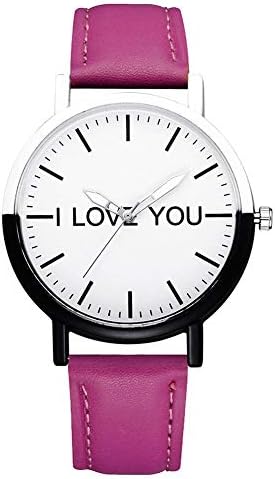 Couple Watches His and Hers Wrist Watches, Artificial Leather Strap Watches, Mens Womens Quartz Watches with Round Dial for Men Women Valentine's Romantic Gift by Wetour