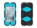 Griffin Black/Pool Blue Survivor All-Terrain Case with belt clip for iPod touch 5th/ 6th gen. - Extreme-duty case