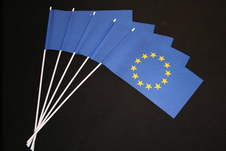 Papierfähnchen: Europa 50er Packung